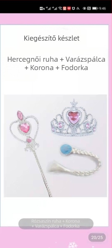 Lányok hercegnő Anna Jégvarázs Nyári Új Halloween Születésnapi Ruha Jelmez Szuper Tündér Gyönyörű Western Stílus