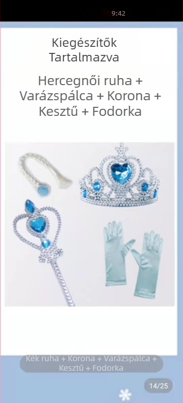 Lányok hercegnő Anna Jégvarázs Nyári Új Halloween Születésnapi Ruha Jelmez Szuper Tündér Gyönyörű Western Stílus