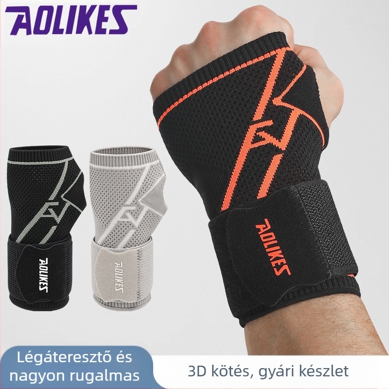 Fűzős csuklóvédők, kiterjesztett és nyomás alatti fitnesz tollaslabda tenyérvédők, légáteresztő és meleg csuklóvédők