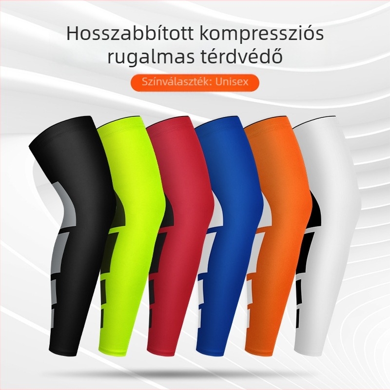 Kosárlabda foci hosszabbított vádlitartó sport térdtámasz futás fitnesz napvédelem nyújtás lovaglás lábvédő férfi HX004