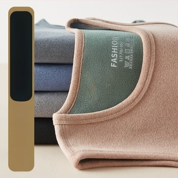 Antibakteriális polár téli férfi laza, polár béléssel ellátott vastag, meleg, bőrbarát, hidegálló mellény