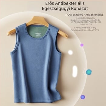 Antibakteriális polár téli férfi laza, polár béléssel ellátott vastag, meleg, bőrbarát, hidegálló mellény