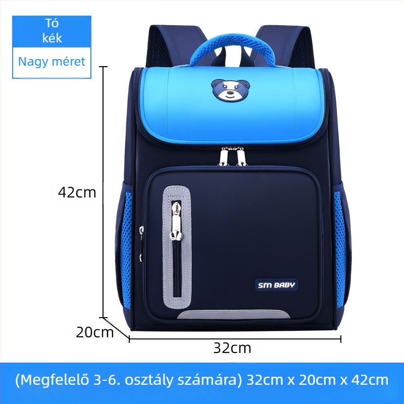 Gyári japán űr általános iskolai iskolatáska, könnyű dizájn, nyomtatható logó, nagy tételben szállítva