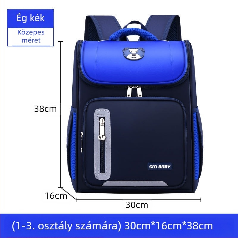 Gyári japán űr általános iskolai iskolatáska, könnyű dizájn, nyomtatható logó, nagy tételben szállítva