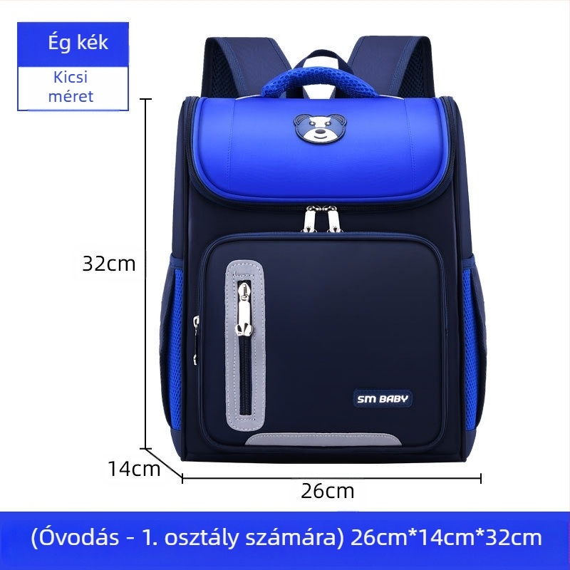 Gyári japán űr általános iskolai iskolatáska, könnyű dizájn, nyomtatható logó, nagy tételben szállítva