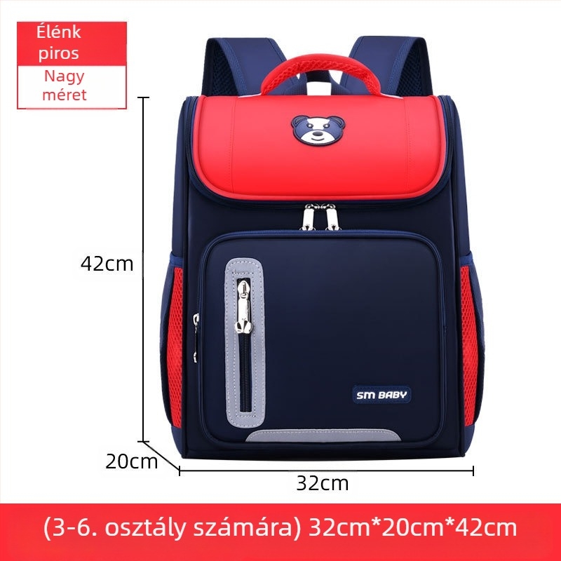 Gyári japán űr általános iskolai iskolatáska, könnyű dizájn, nyomtatható logó, nagy tételben szállítva