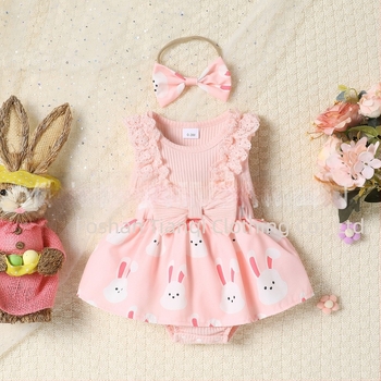 eaby Aliexpress Amazon ins Népszerű európai és amerikai K-stílusú Pit Strip Csipke Rabbit Harem Szoknya