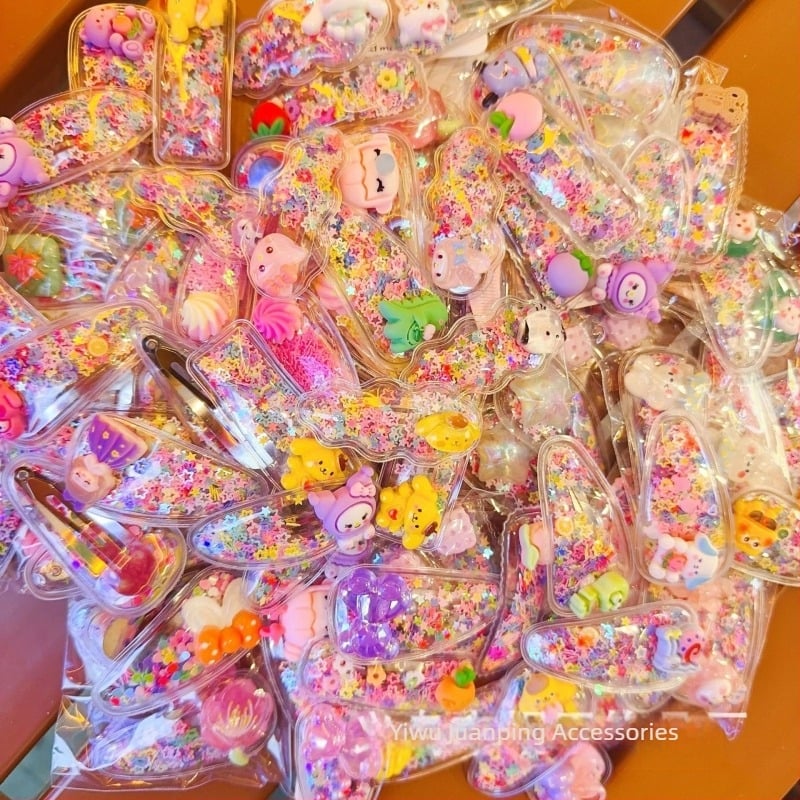 100 db-os csomag ~ Mini hajtűháló piros shake árnyalatú gyermek frufru töredezett haj kis csat ajándékbolt hajcsatokat árusít