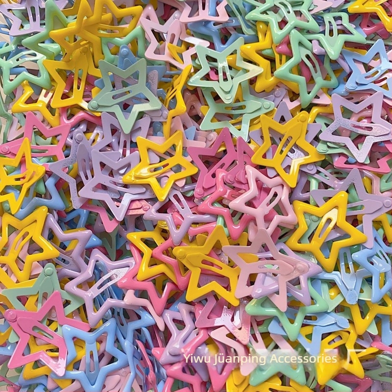 100 db-os csomag ~ Mini hajtűháló piros shake árnyalatú gyermek frufru töredezett haj kis csat ajándékbolt hajcsatokat árusít