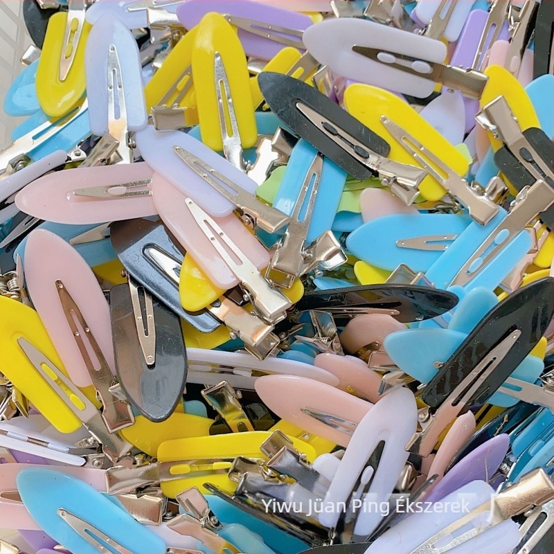 100 db-os csomag ~ Mini hajtűháló piros shake árnyalatú gyermek frufru töredezett haj kis csat ajándékbolt hajcsatokat árusít