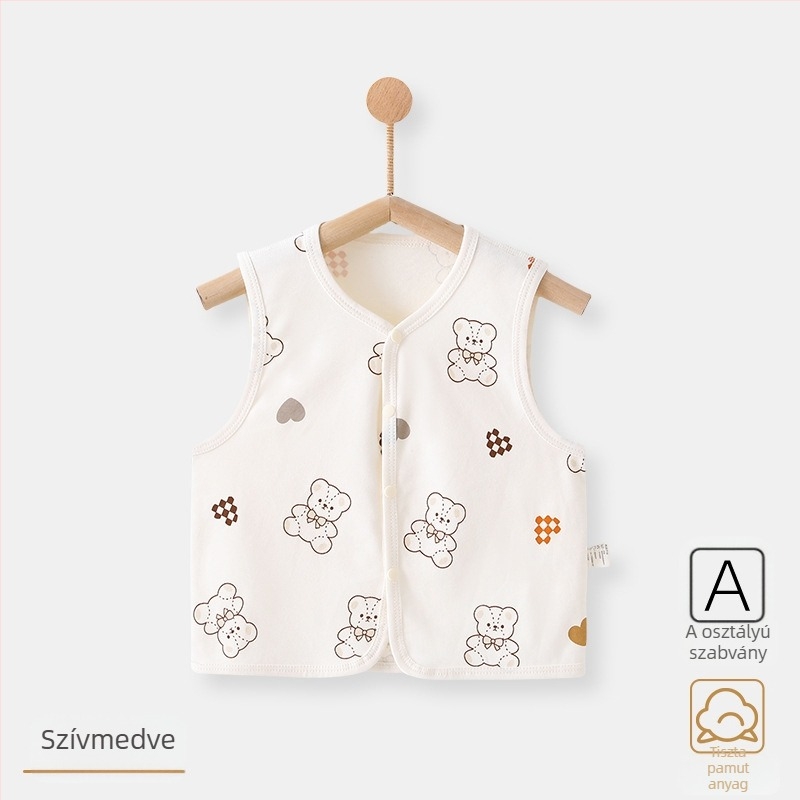 Babamellény „A” osztályú külső viselet Tavaszi és őszi tiszta pamut babamellény őszi kiruccanásokhoz