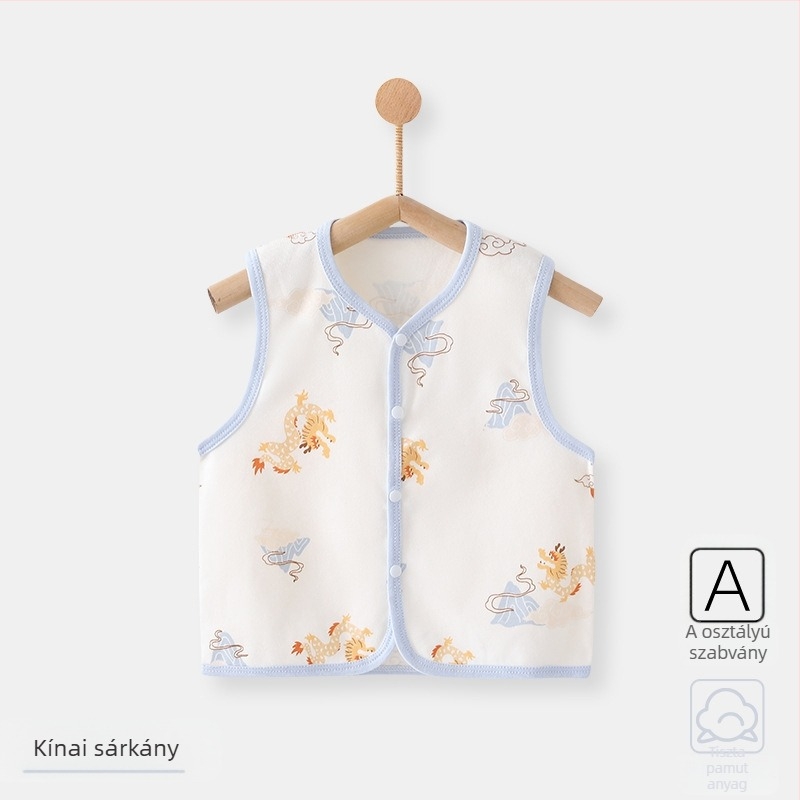 Babamellény „A” osztályú külső viselet Tavaszi és őszi tiszta pamut babamellény őszi kiruccanásokhoz
