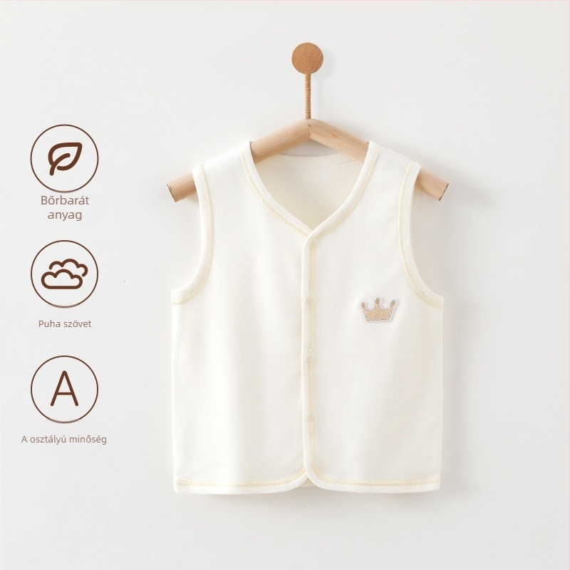 Babamellény „A” osztályú külső viselet Tavaszi és őszi tiszta pamut babamellény őszi kiruccanásokhoz