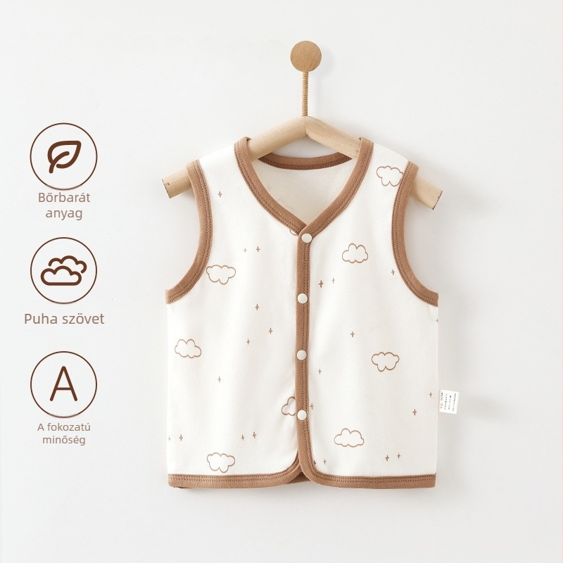 Babamellény „A” osztályú külső viselet Tavaszi és őszi tiszta pamut babamellény őszi kiruccanásokhoz