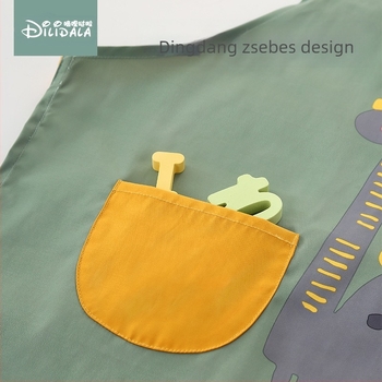 Vízálló babakötény fiúknak és gyerekeknek, festőköpeny, szennyeződésmentes festőruhák lányoknak, fordított öltözködés, csak művészeti diákoknak