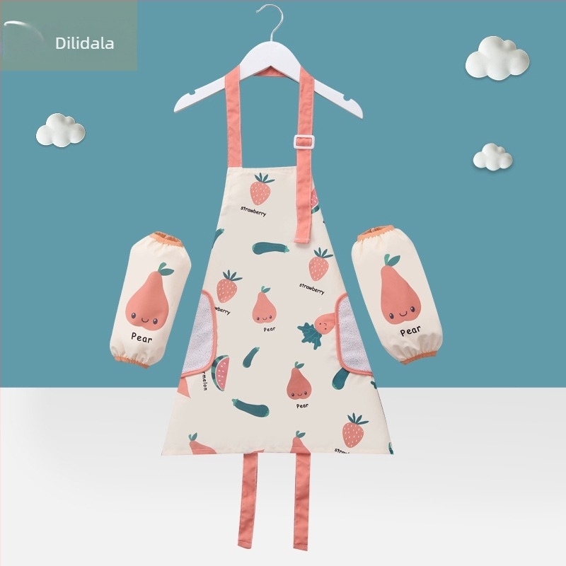 Vízálló babakötény fiúknak és gyerekeknek, festőköpeny, szennyeződésmentes festőruhák lányoknak, fordított öltözködés, csak művészeti diákoknak