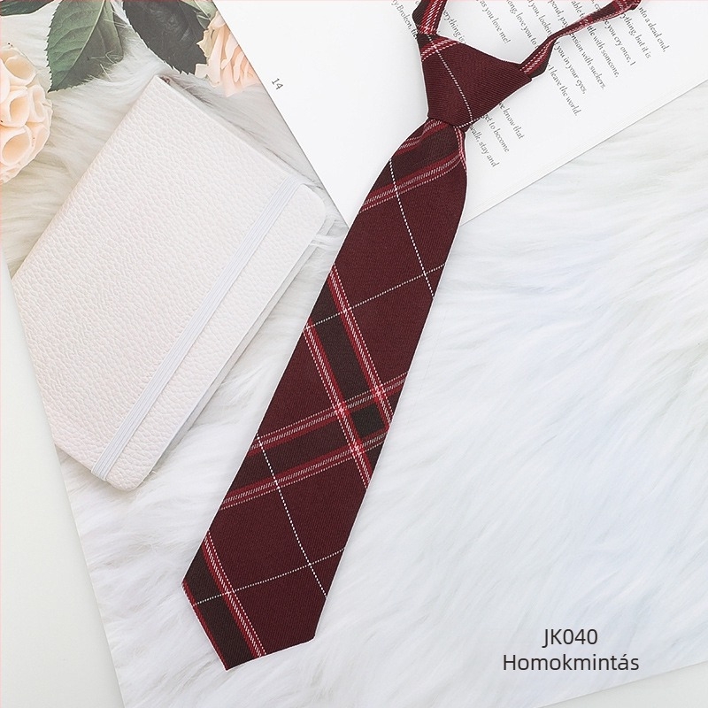 Japán stílusú fekete kockás, csokornyakkendő, zsinóros női gallér, virágmintás, egyetemi stílusú, szalaggal ellátott, kabát nélküli matrózöltöny, masnis ing