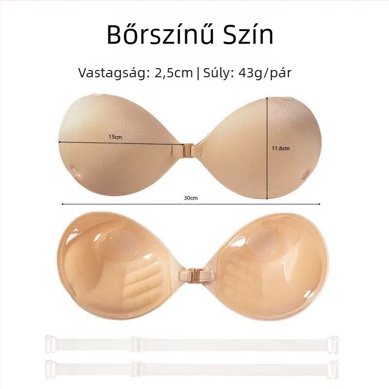 Adam's Hand Push-Up Melltartó, Tágulásgátló Melltartó, Láthatatlan Kis Melltartó, Vastagított és Nagyított Speciális Tenyérkosár Melltartó