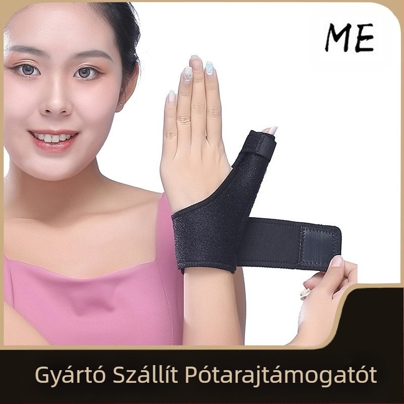 Nagykereskedelmi felnőtt gyermek hüvelykujj rögzítő öv ujj sín hüvelykujj sérült acélrúd tartó hüvelykujj védőhuzat