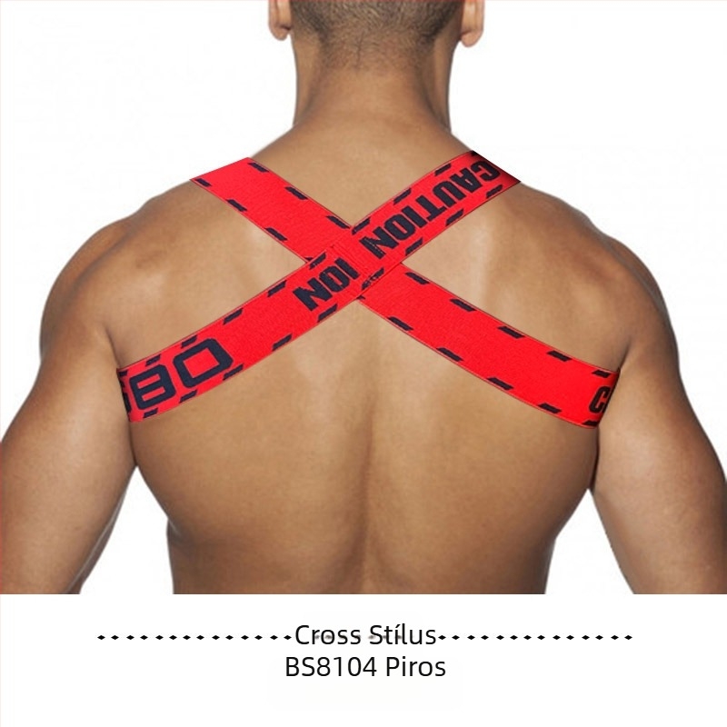 46 színű PUMP vállpánt, rugalmas, kihúzható mellkasi, nagy mellkasi pánt, európai és amerikai parti fitnesz szexi izmos férfi pánt