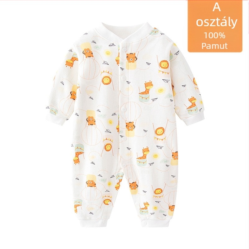 Baba overál Tavaszi és őszi baba nyári nyúlruhák Őszi és téli alsónemű ruhák Pamut kúszóruhák Újszülött őszi ruhák
