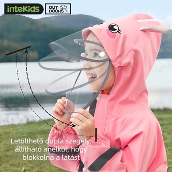 Gyermek egyrészes esőkabát fiú baba poncsó női óvoda dinoszaurusz esőnadrág szett teljes test esőálló esőkabát tétel