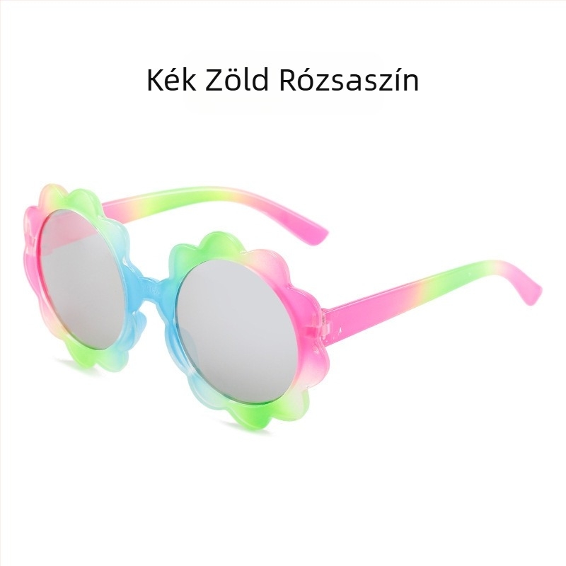 Gyermek napszemüveg Aranyos hercegnő divatos színátmenetes rajzfilm férfi és női napszemüveg Gyermek színes naptej divatos szemüveg