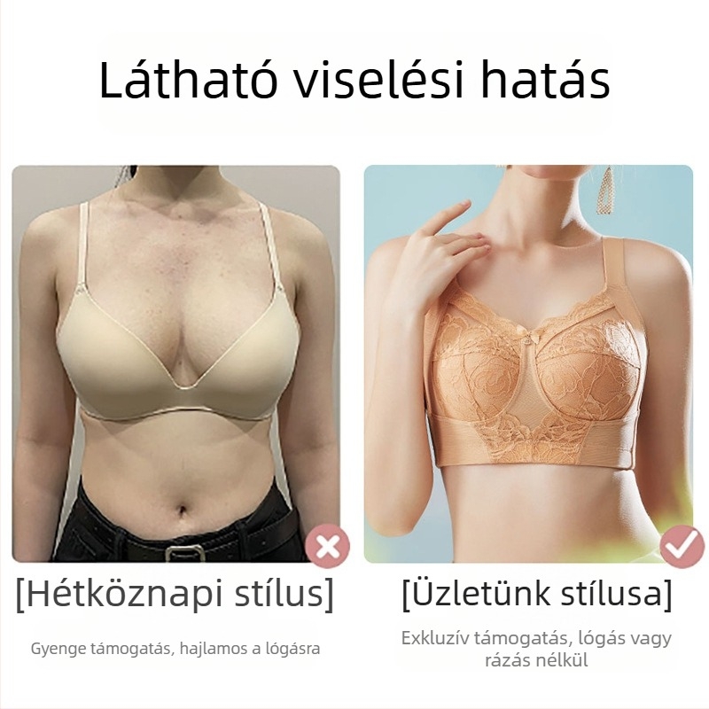 Nagy mellű, kis méretű, teljes kosaras, vékony, megereszkedett, parmezános, kényelmes, plus size állítható melltartó