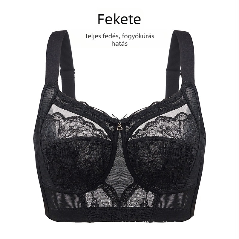 Nagy mellű, kis méretű, teljes kosaras, vékony, megereszkedett, parmezános, kényelmes, plus size állítható melltartó