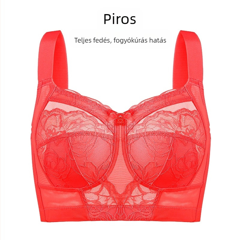 Nagy mellű, kis méretű, teljes kosaras, vékony, megereszkedett, parmezános, kényelmes, plus size állítható melltartó