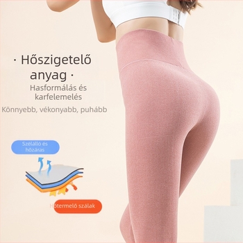 De velvet meleg nadrág női kefélt, fűthető, karcsúsított hosszú alsónadrág, magas derekú, hasösszehúzó, meleg has leggings, külső viselet, egyrészes nadrág nagykereskedelemben
