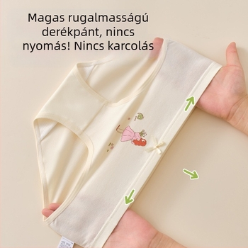 Gyerek alsónemű lányoknak háromszög alakú pamut A osztályú pamut 6-12 éves kislány cuhk rövidnadrág nem csattog nagykereskedés