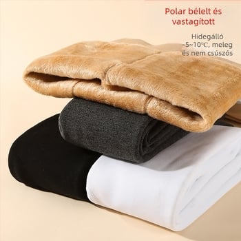 Lányok táncharisnyái tavaszra, őszre és télre, polár béléssel és vastagítással, fehér balett-specifikus leggings, vékony polár gyermek harisnyanadrág