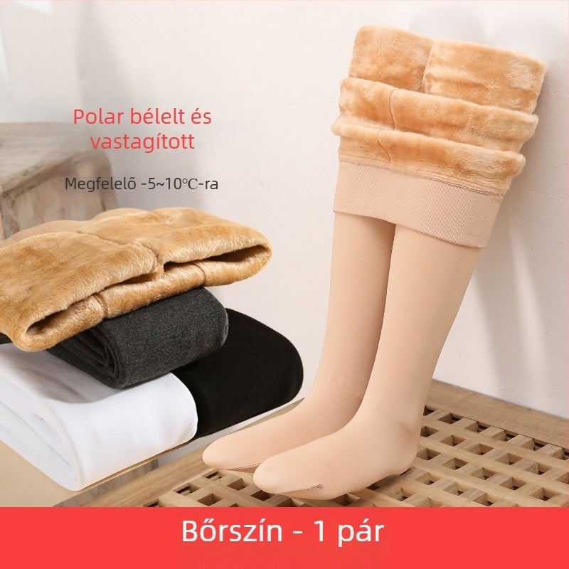 Lányok táncharisnyái tavaszra, őszre és télre, polár béléssel és vastagítással, fehér balett-specifikus leggings, vékony polár gyermek harisnyanadrág