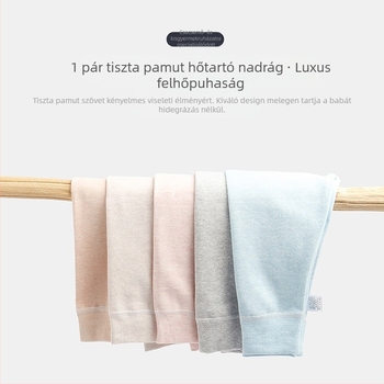 Baba egyszínű, minden mérkőzésre alkalmas polár nadrág, őszi és téli nadrág fiúknak és lányoknak, baba tiszta pamut testhezálló nadrág, gyermek meleg leggings