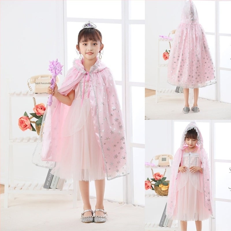 Határokon átnyúló új varázspálca jég kis hercegnő varázslatos hang és fény indukciós tündérlány világító pálcika játék gyermekek átalakulása