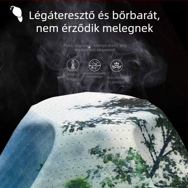 Xunhui varázslatos fejkendő kültéri lovaglómaszk napvédelem lélegző jég selyem háló arctörölköző futónyomtatás varrat nélküli fejkendő