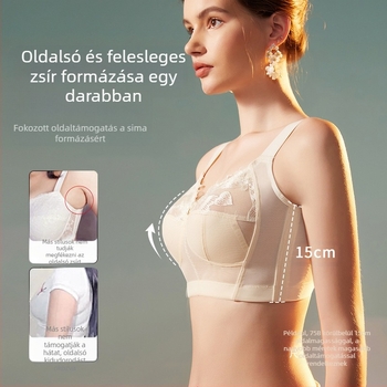Új Női Fehérnemű Gyűrűk Nélküli Összehúzható Ultravékony Pufók Lány Teljes Kosaras Melltartó Nagy Mellkasú Kis Állítható Melltartó