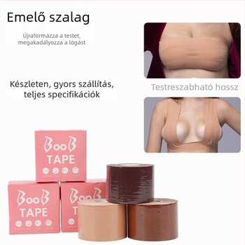 Többfunkciós láthatatlan mellemelő kötés, mellkasi rugalmas szövet viselési módszer szalag, Amazon