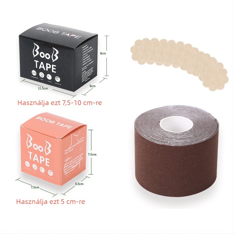 Többfunkciós láthatatlan mellemelő kötés, mellkasi rugalmas szövet viselési módszer szalag, Amazon