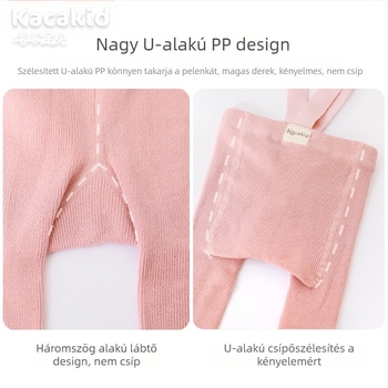 Szigorú választék tavaszi és őszi baba pántos harisnyanadrágokból, magas derekú, hasvédő pántos nadrágokból, egyszínű leggingsből