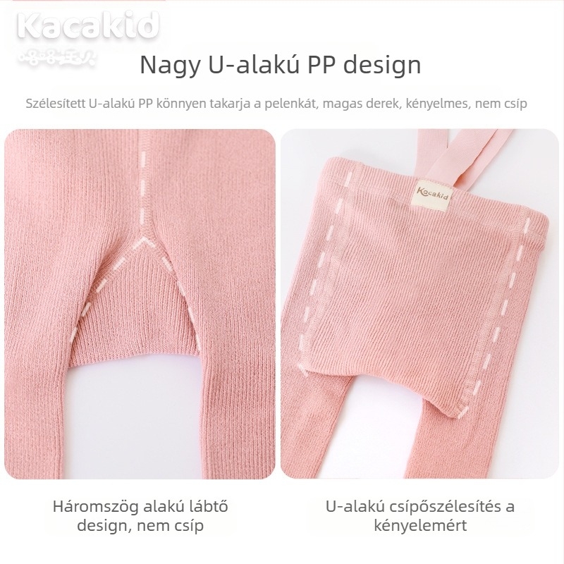 Szigorú választék tavaszi és őszi baba pántos harisnyanadrágokból, magas derekú, hasvédő pántos nadrágokból, egyszínű leggingsből