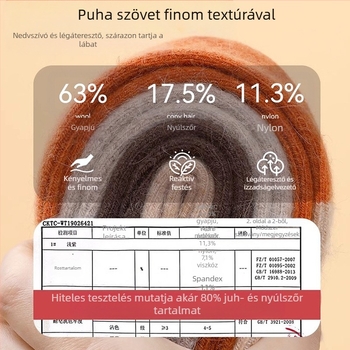 Gyerek kasmír zokni, vastagított, meleg, fiúknak és lányoknak való, gyapjúval bélelt, nyúlszőrmés zokni, gyerek zokni, baba, őszi-téli gyapjú zokni