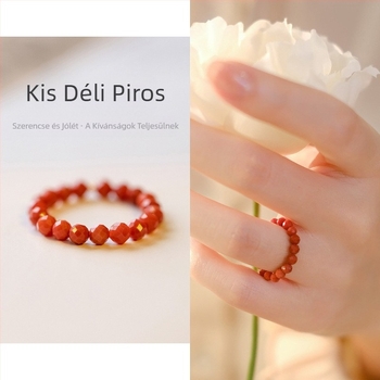 925 ezüst gyűrű, nem fakuló, niche természetes kristályos női gyűrű, retró elegáns türkiz gyűrű, nagykereskedelem, női