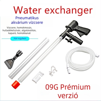 Pneumatikus Bonsai Akvárium Vízváltó WC Szívóeszköz Kézi Homokmosó Fertőtlenítő Szívóeszköz Vízelvezető