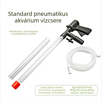 Pneumatikus Bonsai Akvárium Vízváltó WC Szívóeszköz Kézi Homokmosó Fertőtlenítő Szívóeszköz Vízelvezető