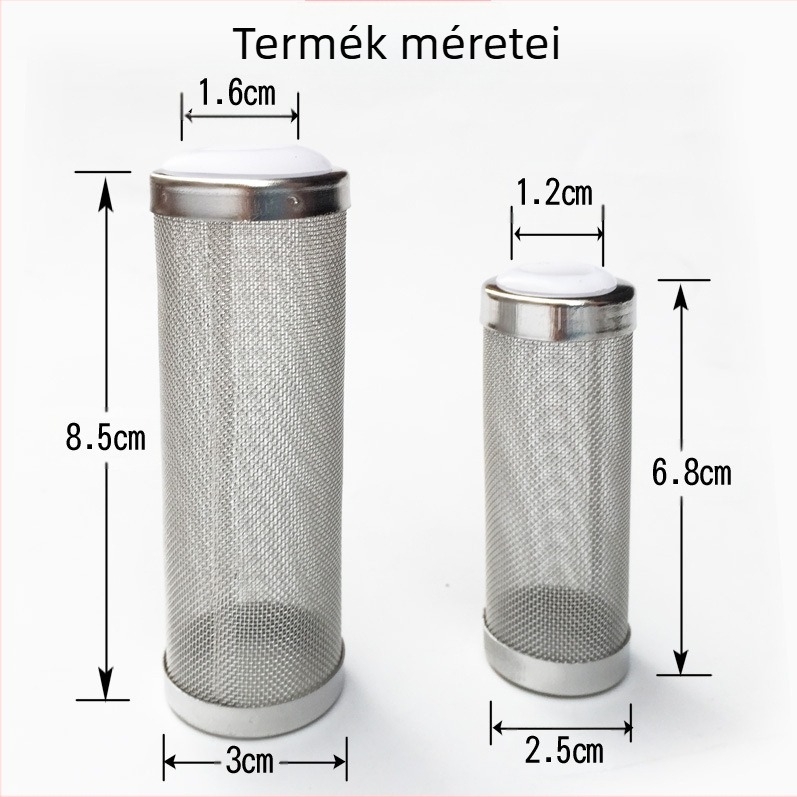 Rozsdamentes acél vízbevezető védőhüvely akvárium akvárium szűrő szűrő hordó szűrőháló vízbevezető köpeny kristály garnélaháló