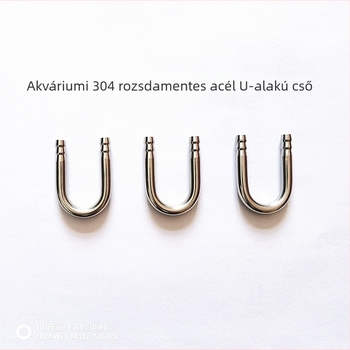 Akvárium ellátó 304 rozsdamentes acél U-alakú cső U-alakú illesztés CO2U-alakú illesztés szén-dioxid levegőcső univerzális könyök