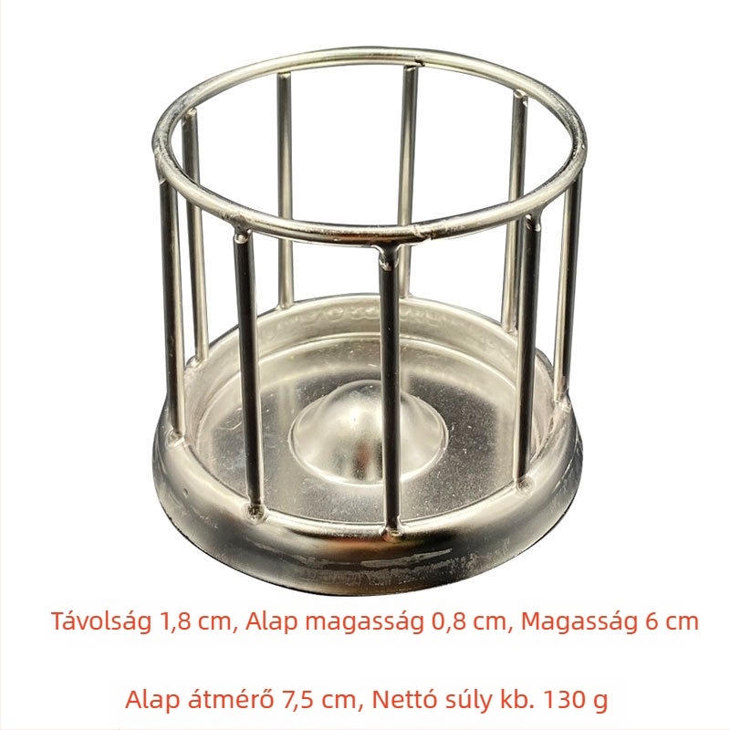 Teknős etetődoboz etetőtál 304 rozsdamentes acél etetőmedence mászó kisállateledel tál határokon átnyúló, raktáron