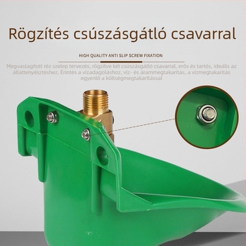 Juh itató tál Sűrített itató Rézszelep Automatikus ivóvíz etető műtermék Ivómosó Magzatvíz tál Automatikus ivókészülék